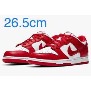 ナイキ(NIKE)のNike Dunk Low SPWhite and University Red(スニーカー)