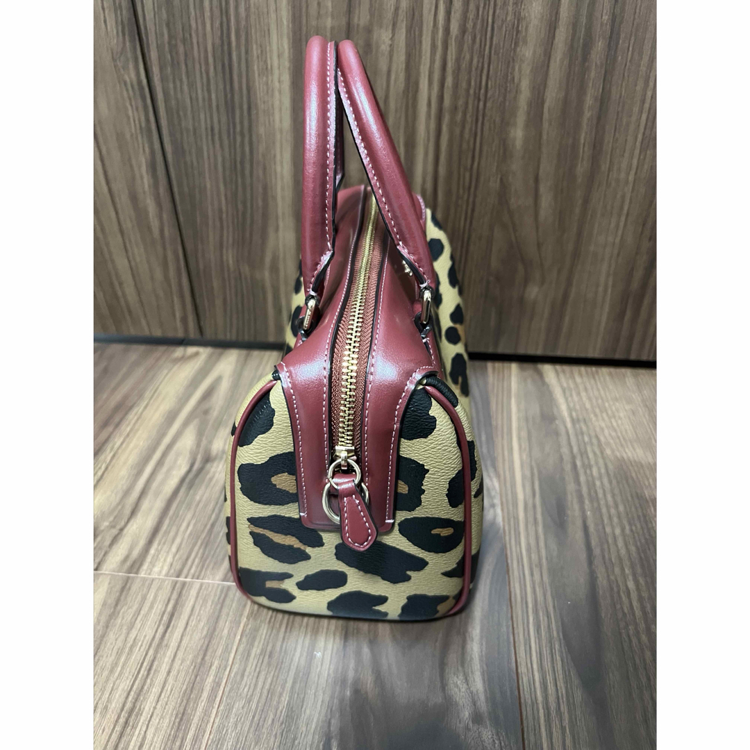 ☆美品☆コーチ　coach レオパードプリントベネットミニ2wayサッチェル