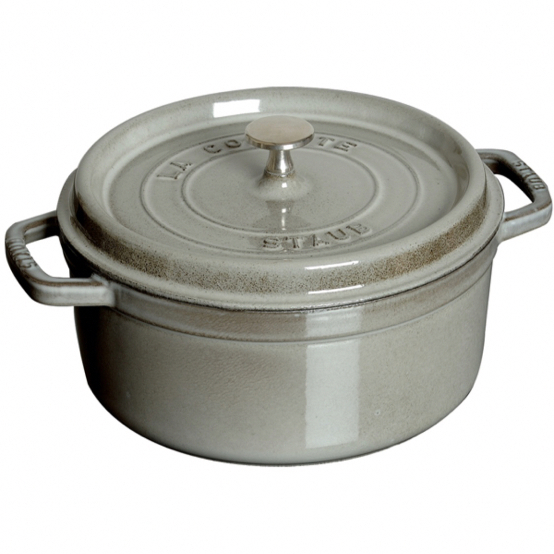 ★新品未使用★ストウブ STAUB ピコ・ココット ラウンド 20cm グレーラウンド