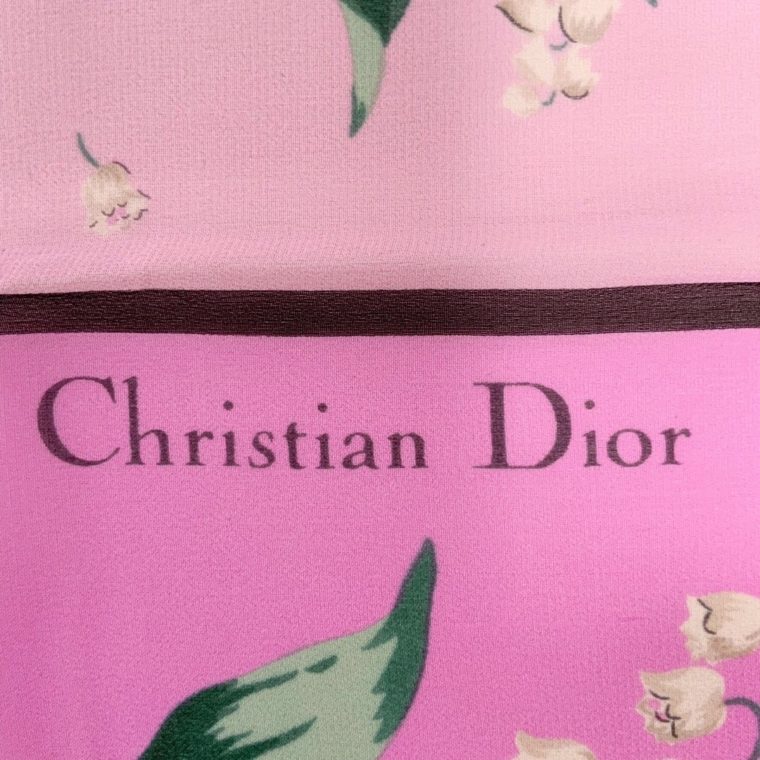 Christian Dior(クリスチャンディオール)の【Christian Dior】クリスチャンディオール 大判 シルク スカーフ レディースのファッション小物(バンダナ/スカーフ)の商品写真