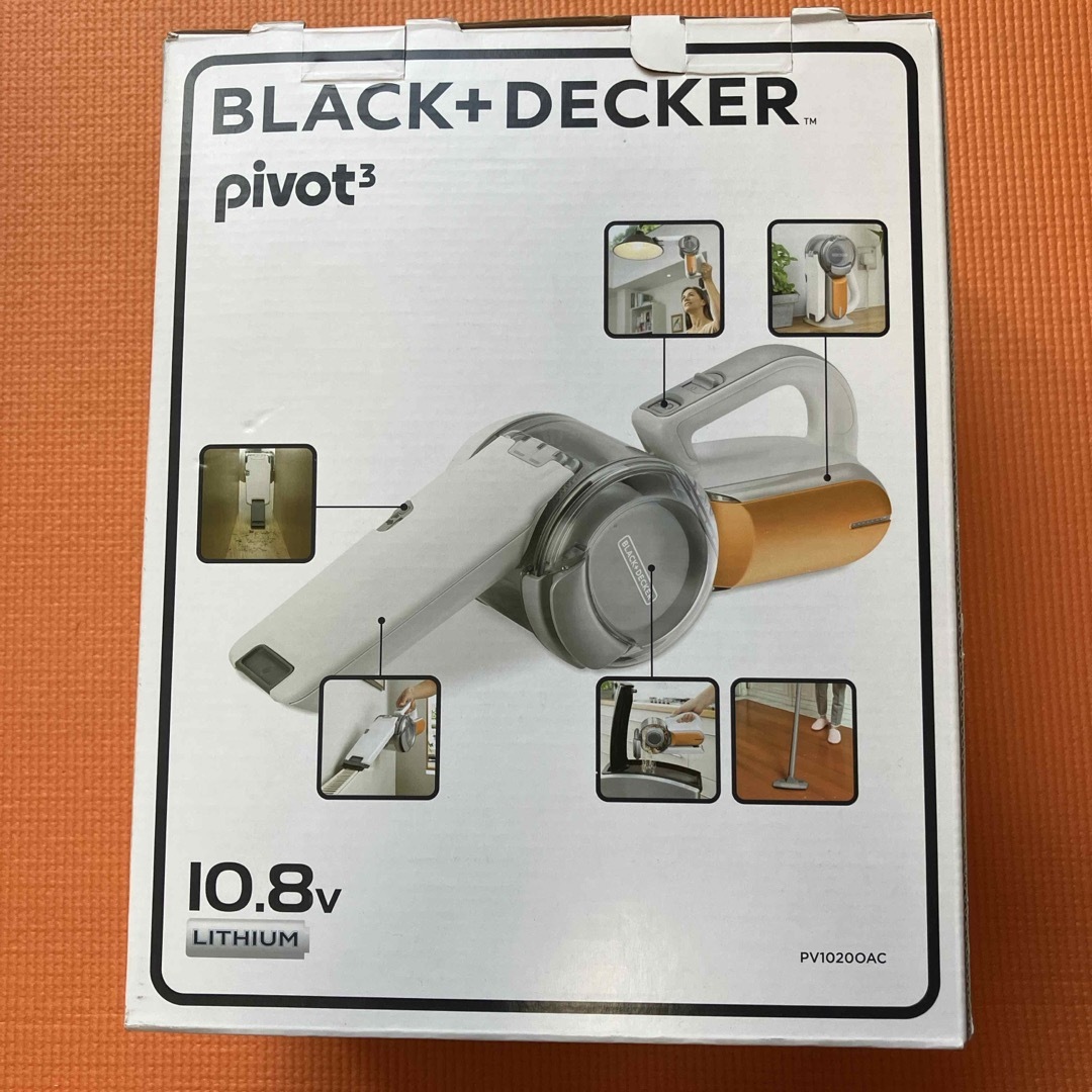 BLACK&DECKER サイクロン式ハンディクリーナー PV1020OAC スマホ/家電/カメラの生活家電(掃除機)の商品写真