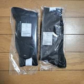 ユナイテッドアローズ(UNITED ARROWS)の新品未使用品2セット　ユナイテッドアローズ　黒色靴下　ブラック(ソックス)