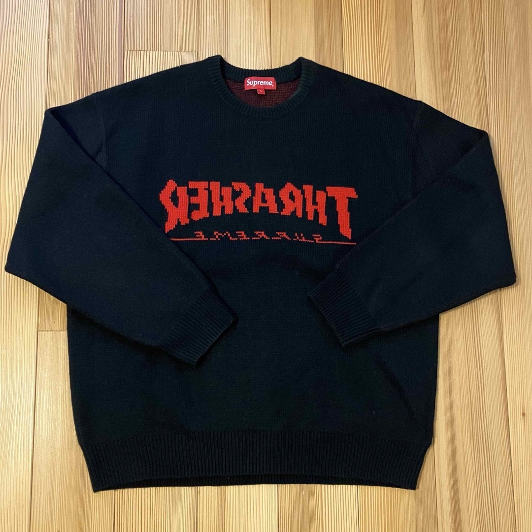 トップスsupreme thrasher sweater サイズL