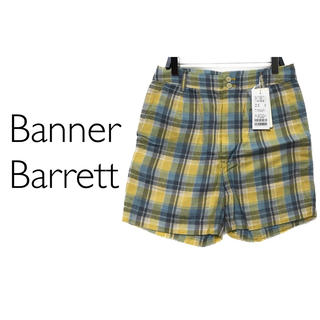 バナーバレット(Banner Barrett)のBanner Barrett【新品、未使用】チェック柄 ショート パンツ(ショートパンツ)