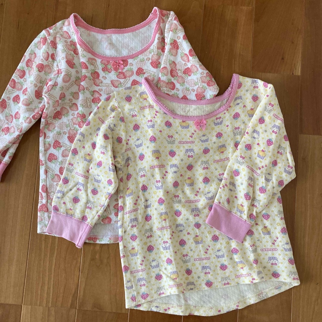 西松屋(ニシマツヤ)の肌着120センチ　２枚 キッズ/ベビー/マタニティのキッズ服女の子用(90cm~)(下着)の商品写真