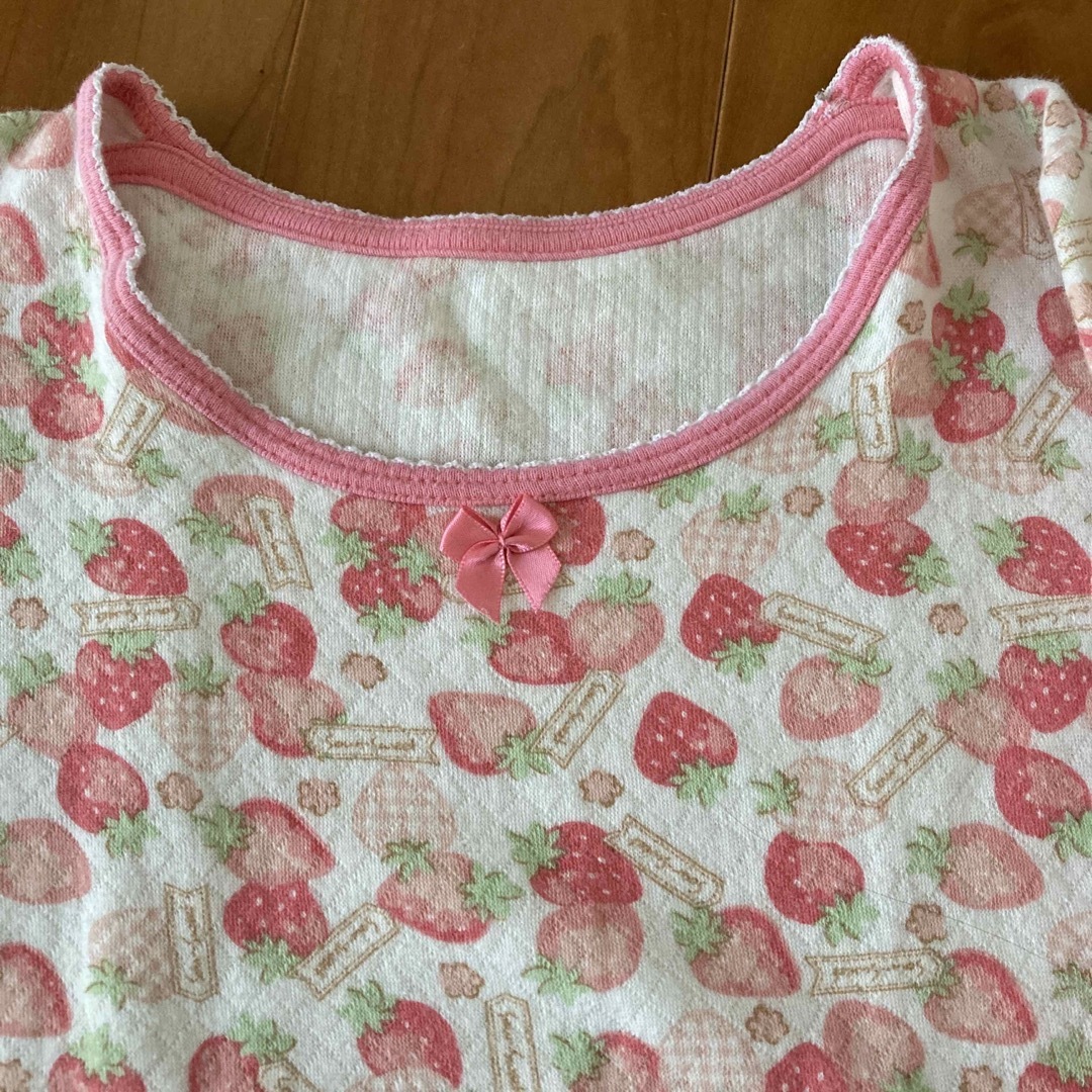 西松屋(ニシマツヤ)の肌着120センチ　２枚 キッズ/ベビー/マタニティのキッズ服女の子用(90cm~)(下着)の商品写真