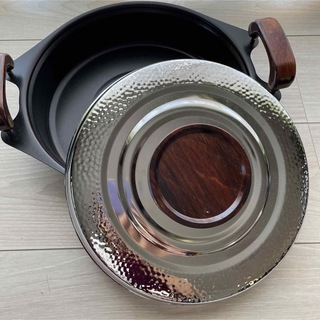 鍋　鉄鍋　すき鍋　すきやき鍋　蓋つき鍋　蓋つき鉄鍋(鍋/フライパン)