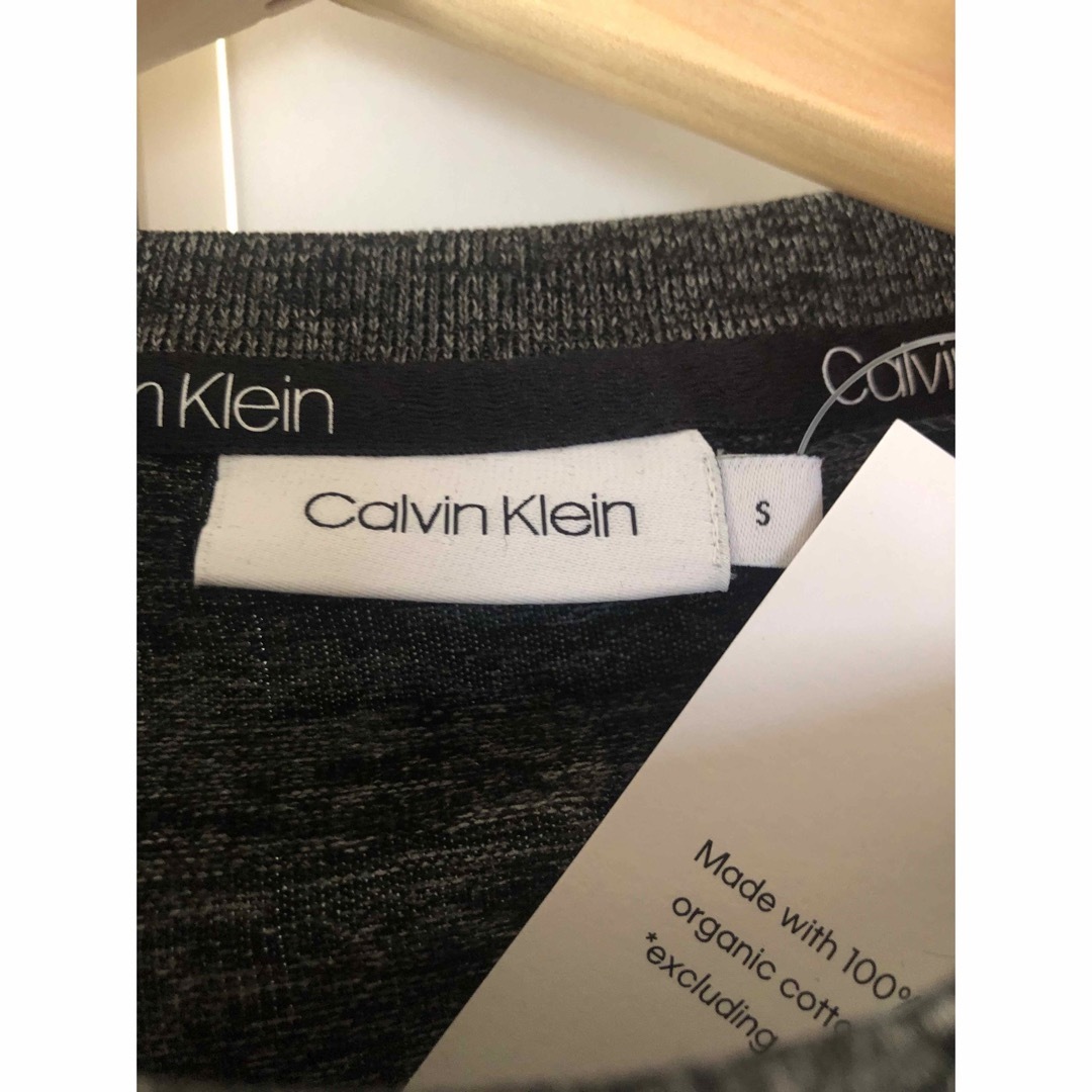 Calvin Klein(カルバンクライン)のカルバンクライン　Heather Logo ヘザーロゴ　Tシャツ　Small メンズのトップス(Tシャツ/カットソー(半袖/袖なし))の商品写真