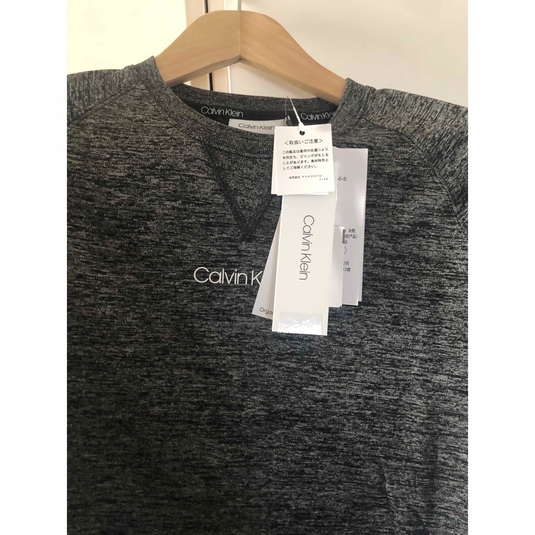 Calvin Klein(カルバンクライン)のカルバンクライン　Heather Logo ヘザーロゴ　Tシャツ　Small メンズのトップス(Tシャツ/カットソー(半袖/袖なし))の商品写真