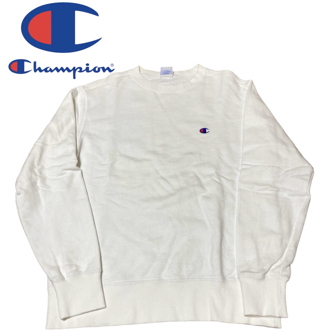 Champion(チャンピオン)のチャンピオン Champion スウェット ホワイト M メンズのトップス(スウェット)の商品写真