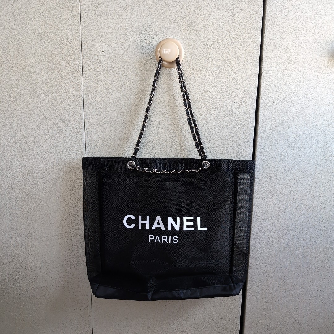 激安在庫 CHANEL シャネル ノベルティ メッシュトートバッグ メッシュ ...