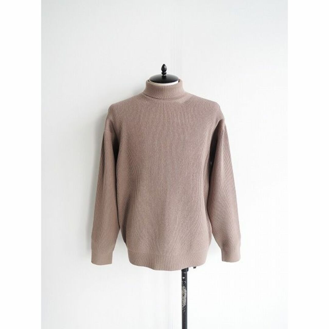 COMOLI(コモリ)のAURALEE SUPER FINE WOOLRIB KNIT TURTLE メンズのトップス(ニット/セーター)の商品写真