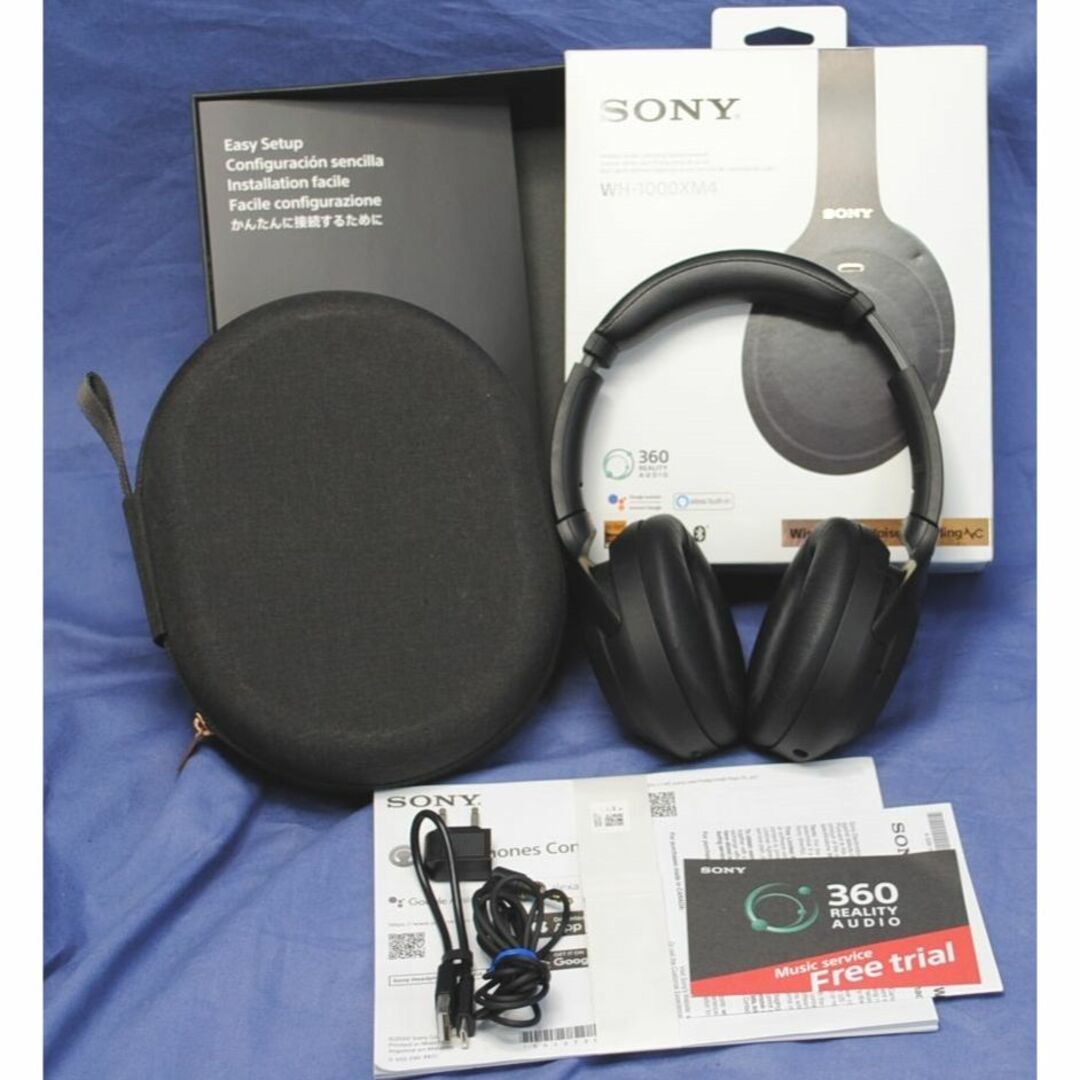 SONY - SONY WH-1000XM4 BK ワイヤレス ノイズキャンセリング