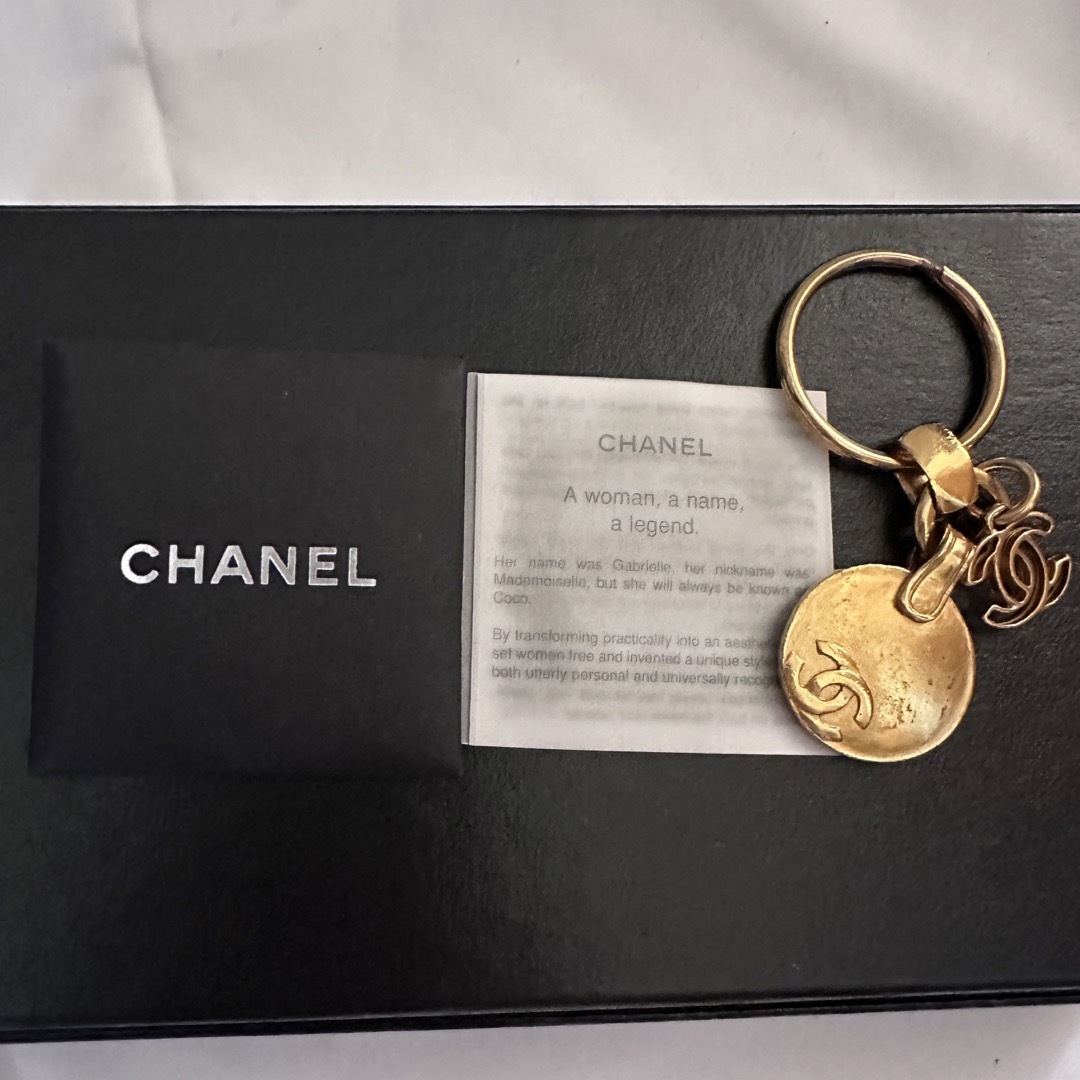 CHANEL - CHANEL《キーリング・バッグチャーム》ココマーク CHANEL - CHANEL《キーリング・バッグチャーム》ココマーク