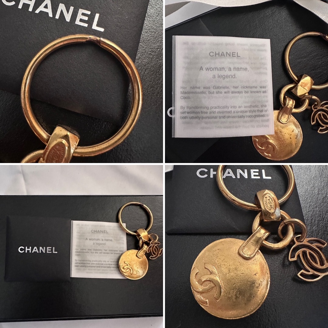 CHANEL - CHANEL《キーリング・バッグチャーム》ココマーク CHANEL - CHANEL《キーリング・バッグチャーム》ココマーク
