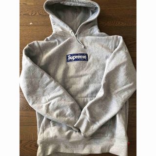 Box Logo Hooded Sweatshirt Washed whiteパーカー