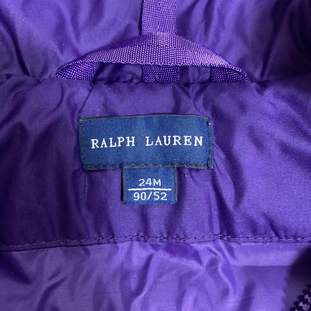 Ralph Lauren(ラルフローレン)のmiyuki様 専用　Ralph Lauren  ダウンジャケット　90cm  キッズ/ベビー/マタニティのキッズ服女の子用(90cm~)(ジャケット/上着)の商品写真