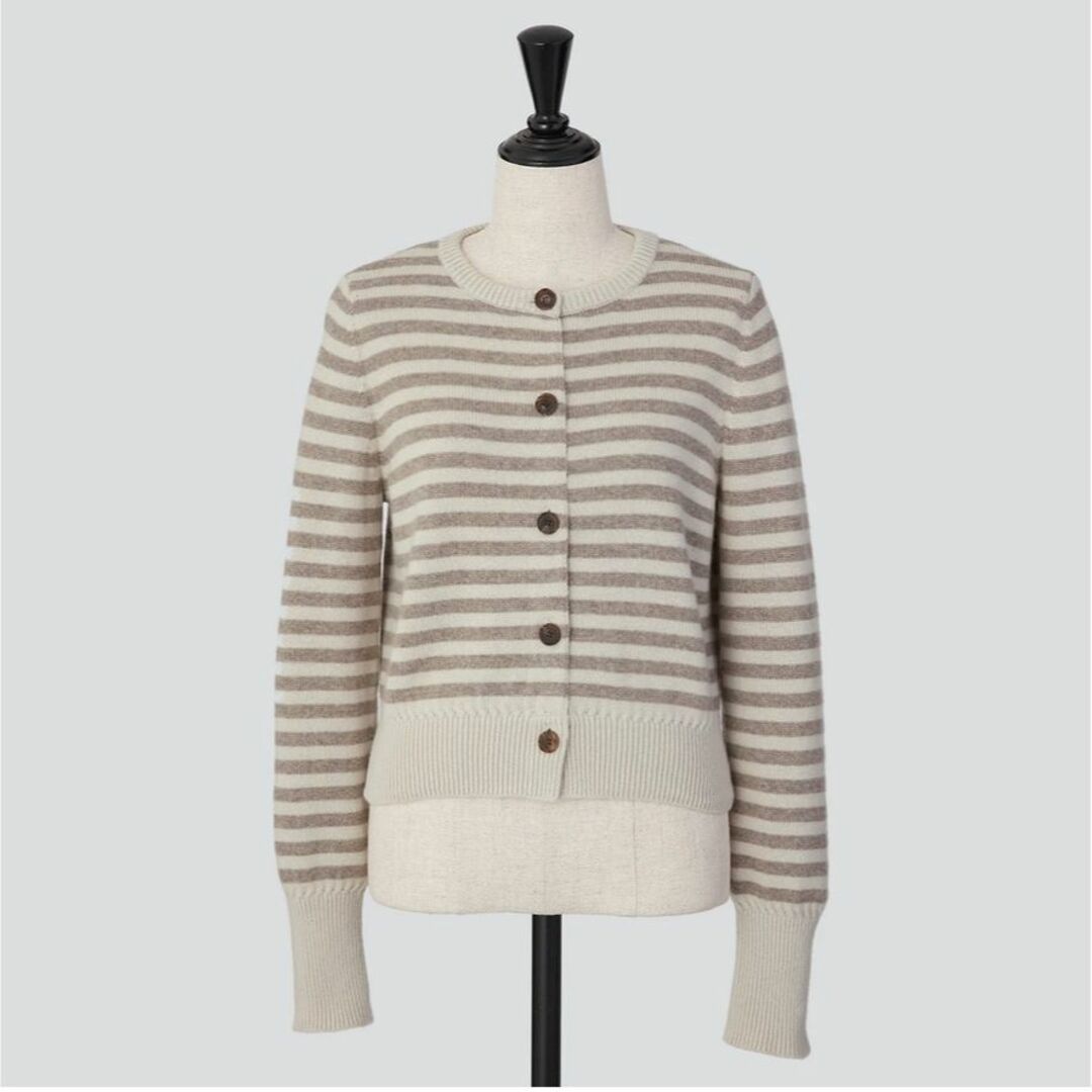 送料無料 通販 ファッション FOXEY BOUTIQUE - 【現行品】Foxey/CASHMERE FRENCH BORDER ニット/セーター
