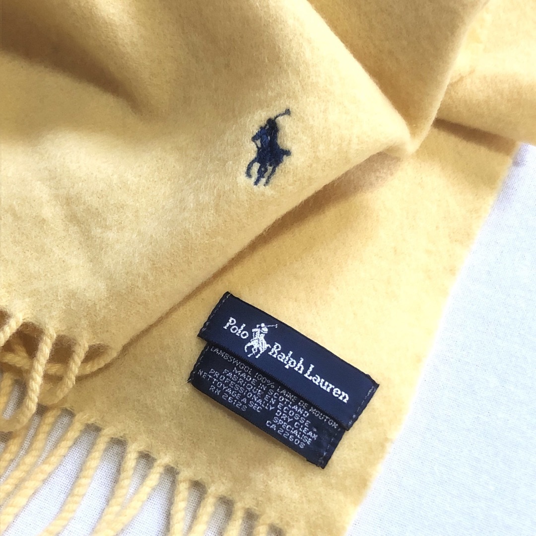 POLO RALPH LAUREN(ポロラルフローレン)のスコットランド製 ralph lauren lambswool  マフラー メンズのファッション小物(マフラー)の商品写真