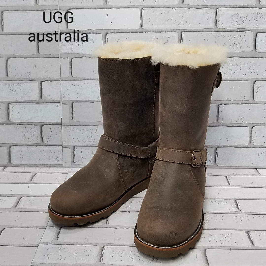 oMIXs商品名【UGG AUSTRALIA】アグ　ノイラ　エンジニア　ムートンブーツ