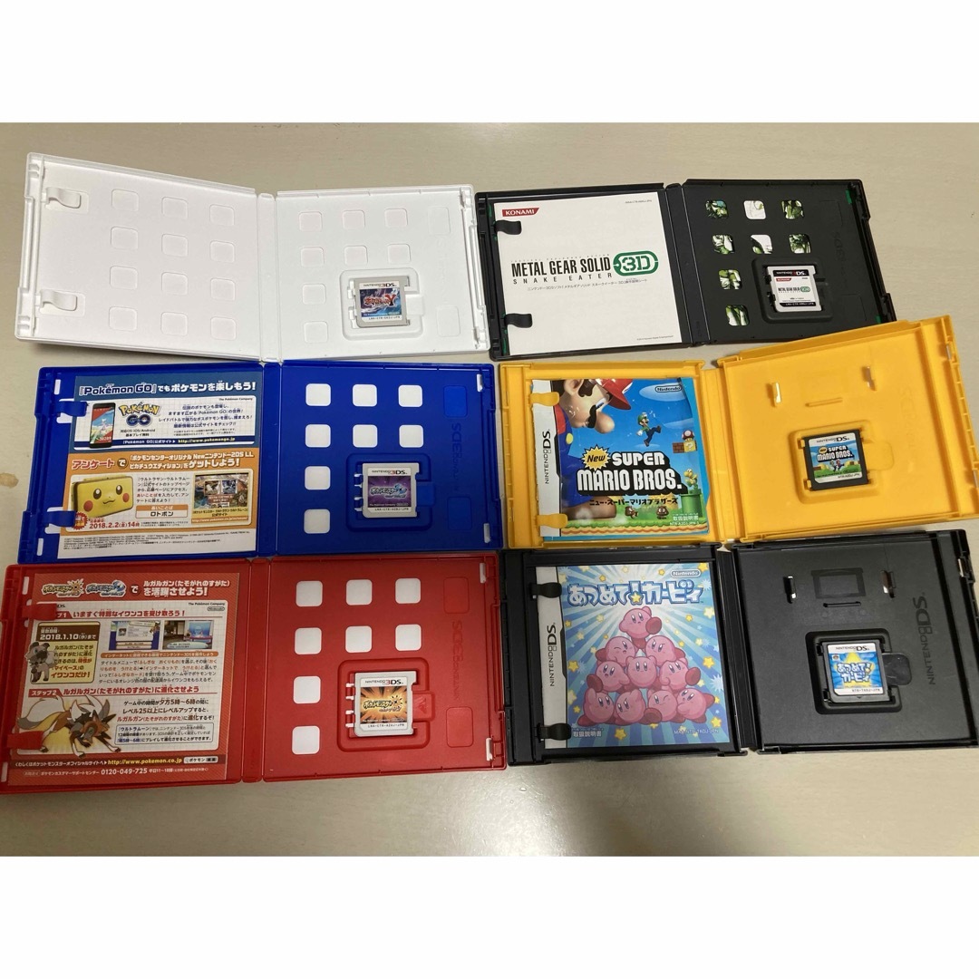 ニンテンドー3DS(ニンテンドー3DS)の任天堂3DS  DSソフト6セット エンタメ/ホビーのゲームソフト/ゲーム機本体(携帯用ゲームソフト)の商品写真