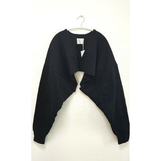 最終お値下げ 新品タグ付き☆cft.short Vneck SW/black(トレーナー/スウェット)