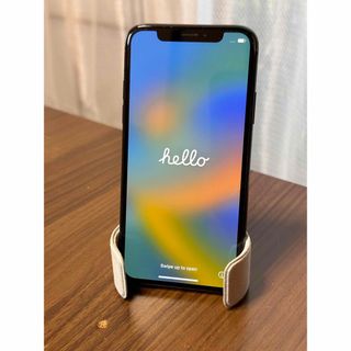 アイフォーン(iPhone)のiPhone X Space Gray 64 GB SIMフリー　※おまけ付き(スマートフォン本体)