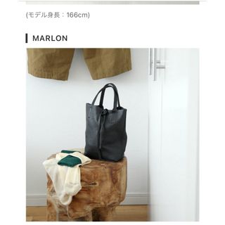 新品　MARLON マーロンポーチ付き2wayレザーショルダーバック(ショルダーバッグ)