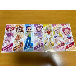 おジャ魔女どれみ ロングステッカー 7種類セット(キャラクターグッズ)