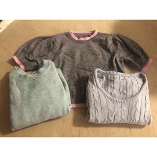 エイチアンドエム(H&M)のニット3点セット　美品(ニット/セーター)