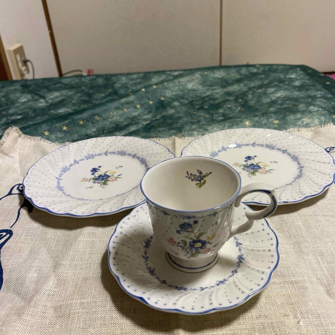 NIKKO - NIKKO朝食4点セットカップ ソーサー 皿の通販 by AK's NIKKO - NIKKO朝食4点セットカップ ソーサー 皿の通販 by AK's