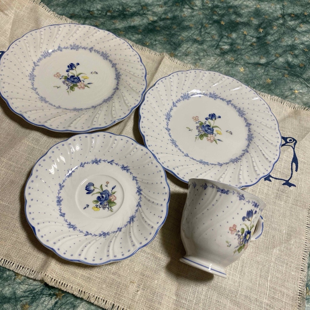 NIKKO - NIKKO朝食4点セットカップ ソーサー 皿の通販 by AK's NIKKO - NIKKO朝食4点セットカップ ソーサー 皿の通販 by AK's