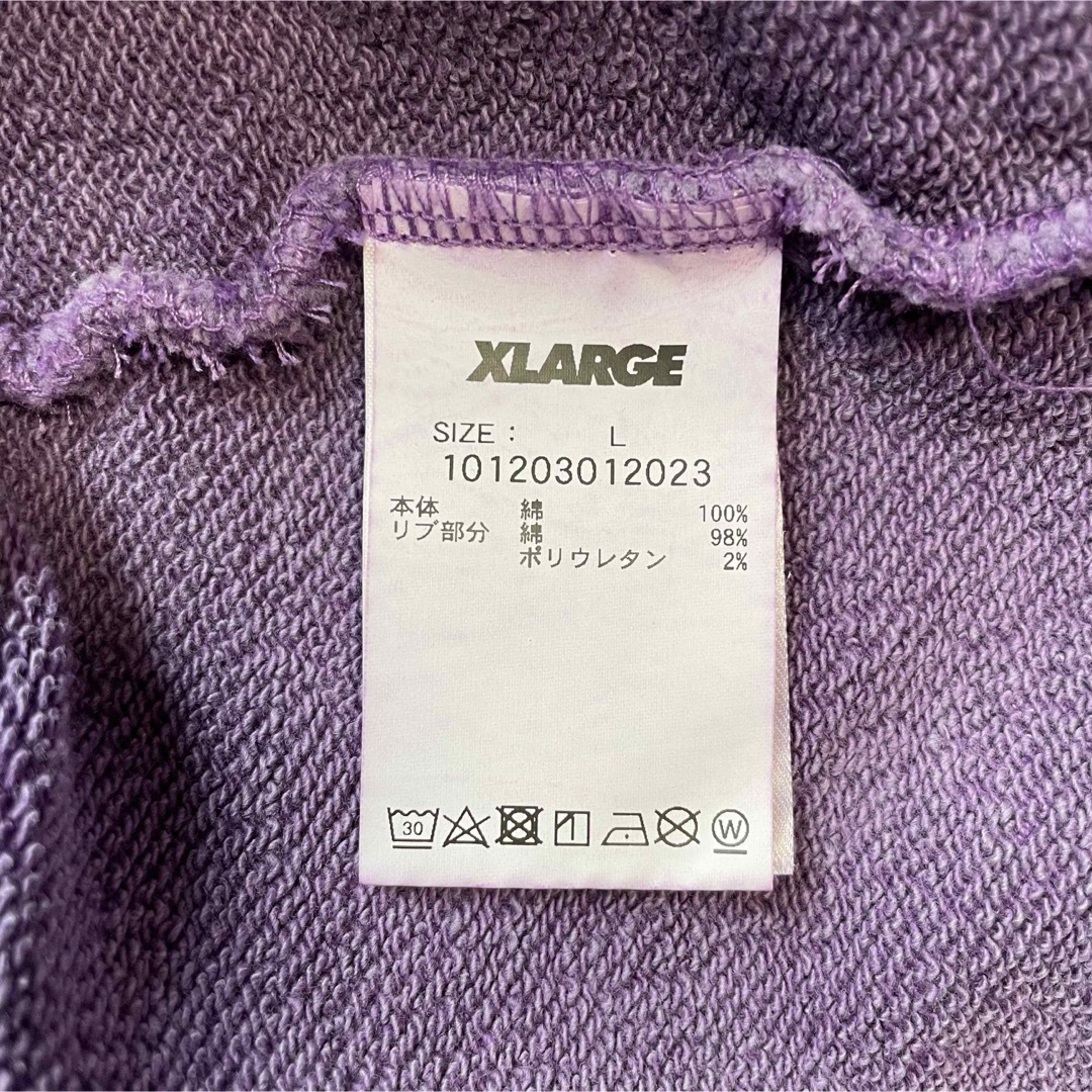 XLARGE(エクストララージ)のXLARGE エクストララージ スウェット トレーナー パープル メンズのトップス(スウェット)の商品写真