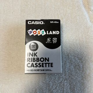 カシオ(CASIO)のカシオ純正　ポストランド用　ブラックインクリボン ［NR-40BK］(オフィス用品一般)