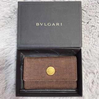 ブルガリ(BVLGARI)のブルガリ キーケース 6連 ロゴマニア メンズ レディース 小物 アクセサリー(キーケース)