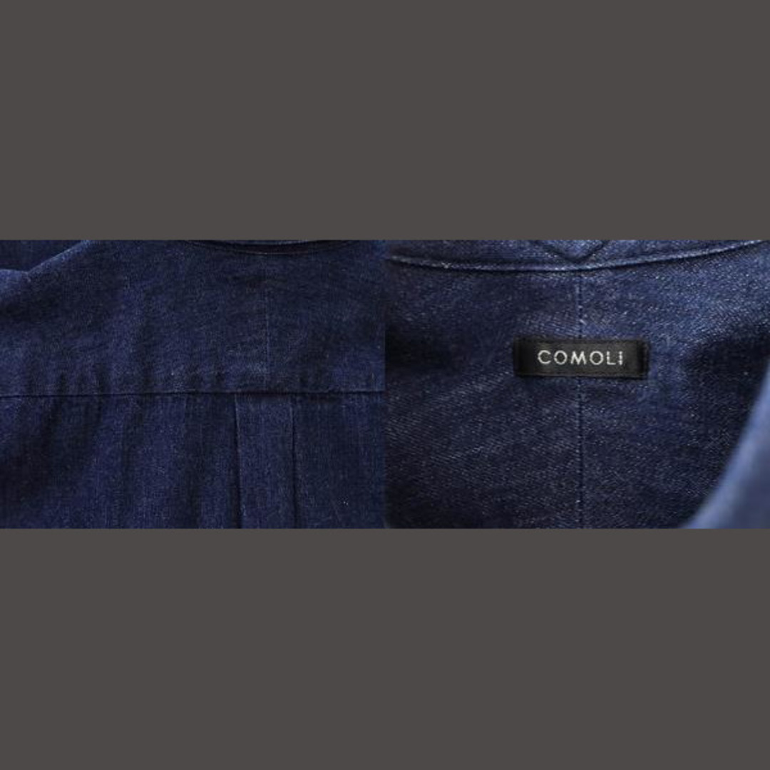 COMOLI(コモリ)のコモリ COMOLI 22AW デニム 長袖 シャツ W03-02004 2 メンズのトップス(シャツ)の商品写真