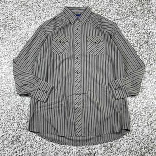 ラングラー(Wrangler)の【90sオールド】ラングラー  ビンテージストライプL/Sウエスタンシャツ(シャツ)