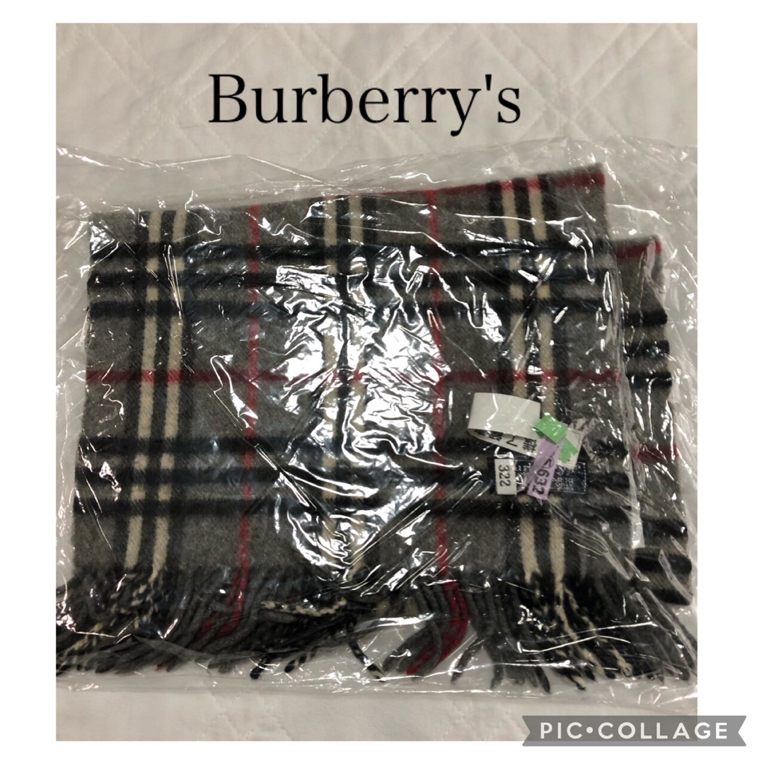 BURBERRY - クリーニング済 美品 バーバリーズ ノバチェック カシミヤ