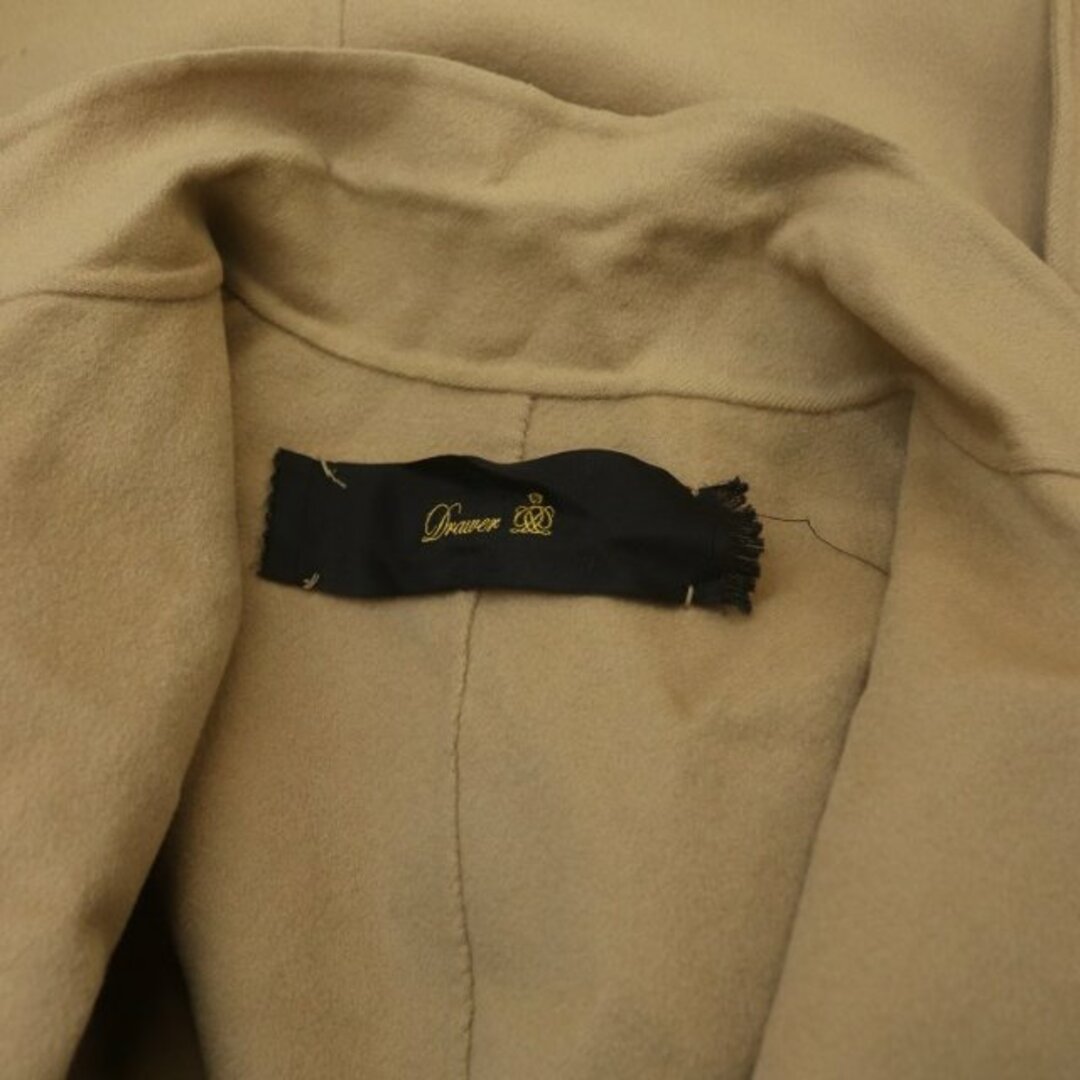 Drawer(ドゥロワー)のドゥロワー ウールカシミヤラップコート チェスター ロング アウター ベージュ レディースのジャケット/アウター(その他)の商品写真