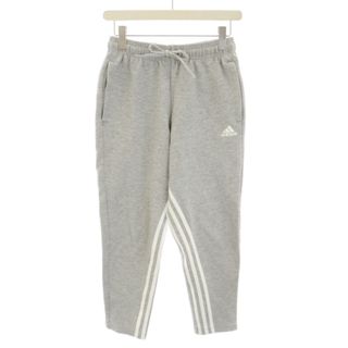 アディダス(adidas)のadidas 3STRIPES テーパードパンツ トラックパンツ S グレー(スラックス)