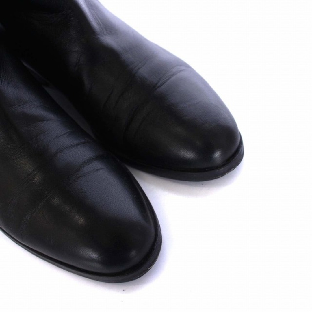 Sergio Rossi(セルジオロッシ)のセルジオロッシ ロングブーツ ニーハイブーツ チャンキーヒール レザー 黒 レディースの靴/シューズ(ブーツ)の商品写真