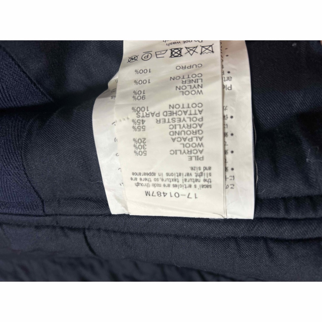 sacai - sacai|サカイ ボアロングダッフルコート ネイビー sacai - sacai|サカイ ボアロングダッフルコート ネイビー