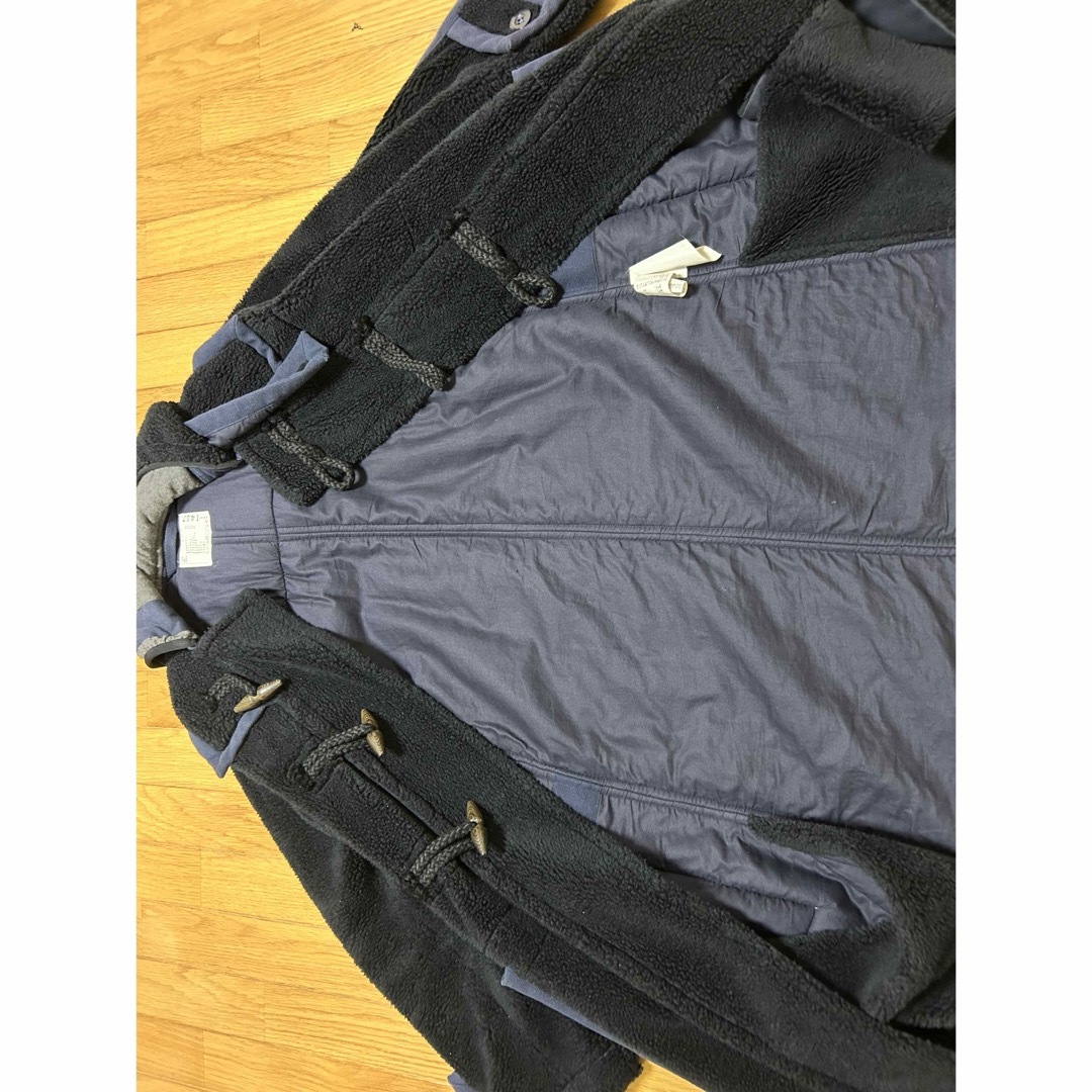 sacai - sacai|サカイ ボアロングダッフルコート ネイビー sacai - sacai|サカイ ボアロングダッフルコート ネイビー