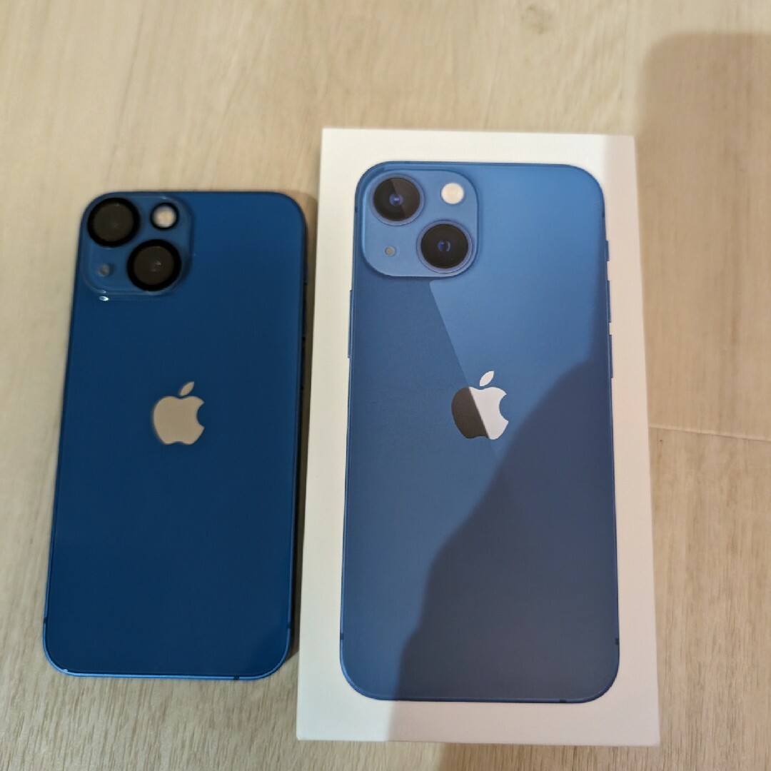 iPhone 13 mini 128g simフリー　ブルーのサムネイル