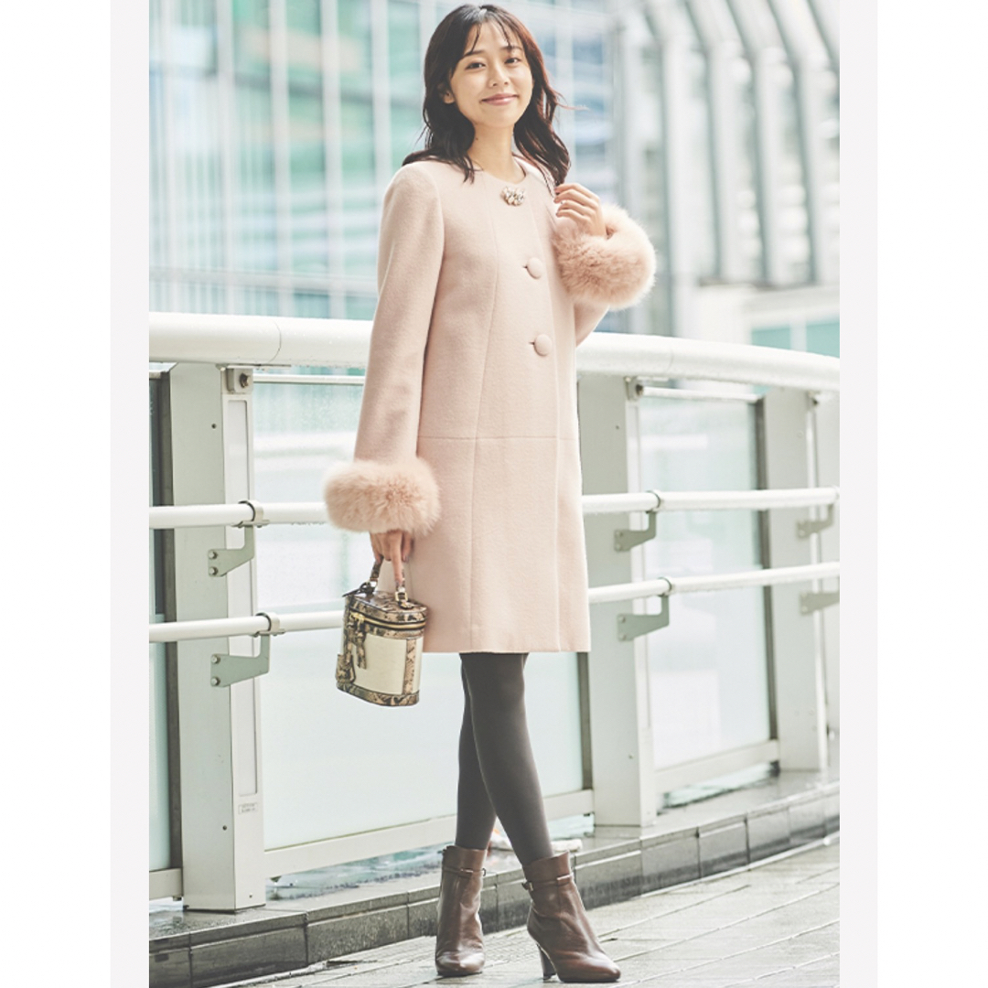 Debut de Fiore ノーカラーコクーンコート さえこさんコート Debut de Fiore ノーカラーコクーンコート さえこさんコート