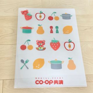 新品未使用　COOP共済　A4クリアファイル(ファイル/バインダー)