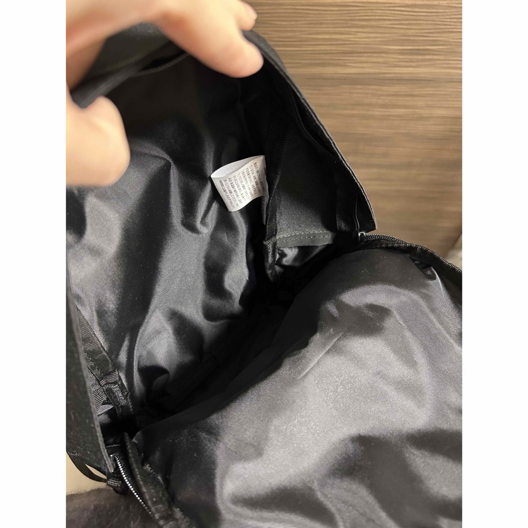 MUJI (無印良品)(ムジルシリョウヒン)の無印良品　ミニリュック　ブラック レディースのバッグ(リュック/バックパック)の商品写真