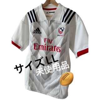 アディダス(adidas)のラグビー アメリカ代表 ユニフォーム レプリカジャージ サイズLL 【未使用品】(ラグビー)