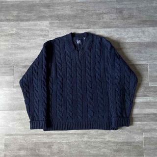 ギャップ(GAP)のUSED "GAP" WOOL CABLE KNIT SWEATER(ニット/セーター)