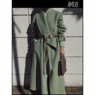 アメリヴィンテージ(Ameri VINTAGE)の【美品】【人気】アメリ UNDRESSED FRILL COLLAR COAT(ロングコート)